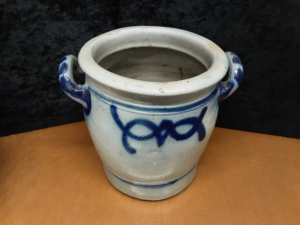 POT EN GRES BLEU