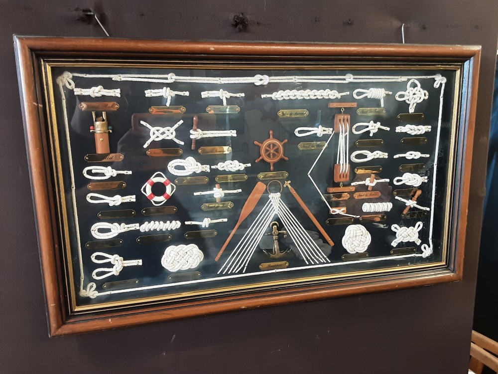 TABLEAU MARINE CADRE BOIS