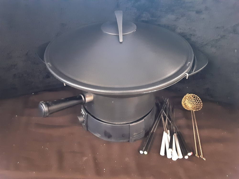 WOK + APPAREIL A FONDU TEFAL