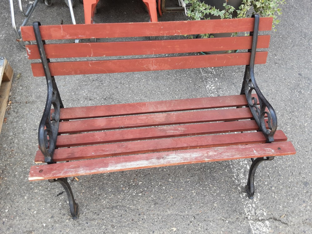 BANC D’EXTÉRIEUR BOIS ET METAL