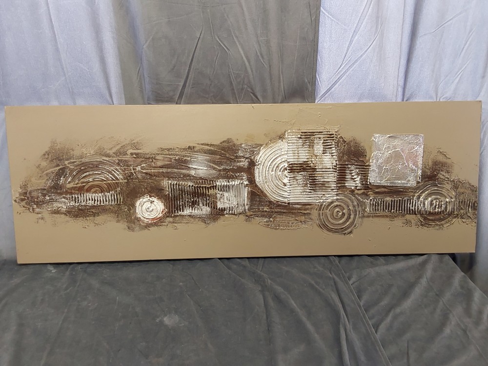 Tableau Sans Cadre Motif Relief