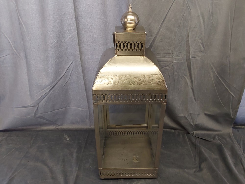 Lanterne Metal Et Verre