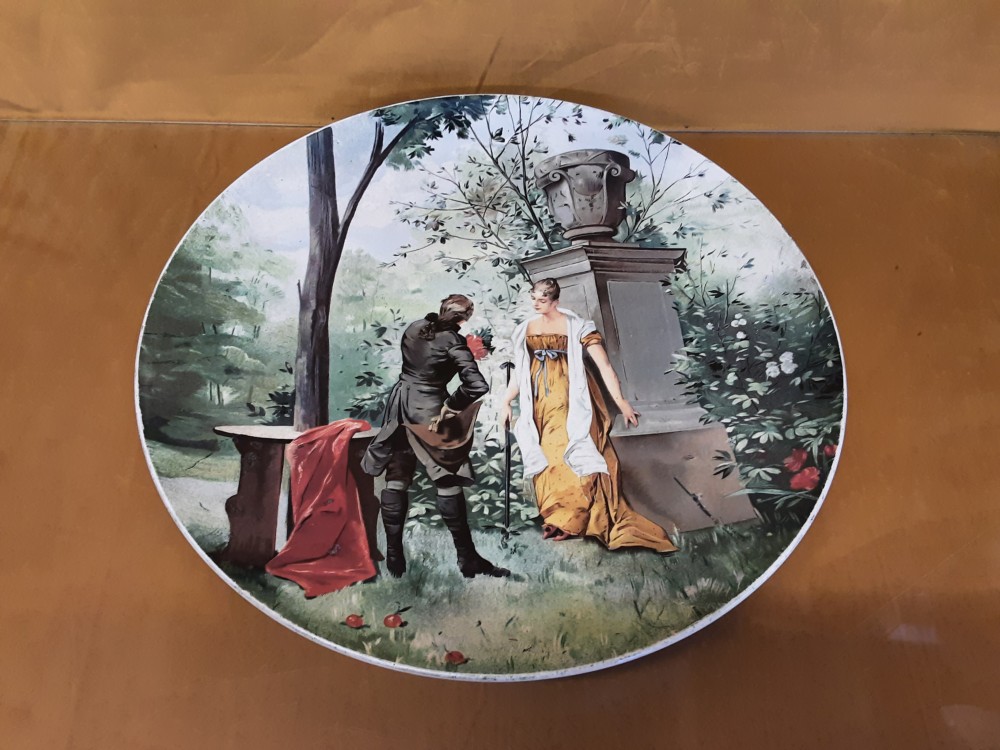 Plat Deco Murale Sarreguemines Diam. 45Cm
