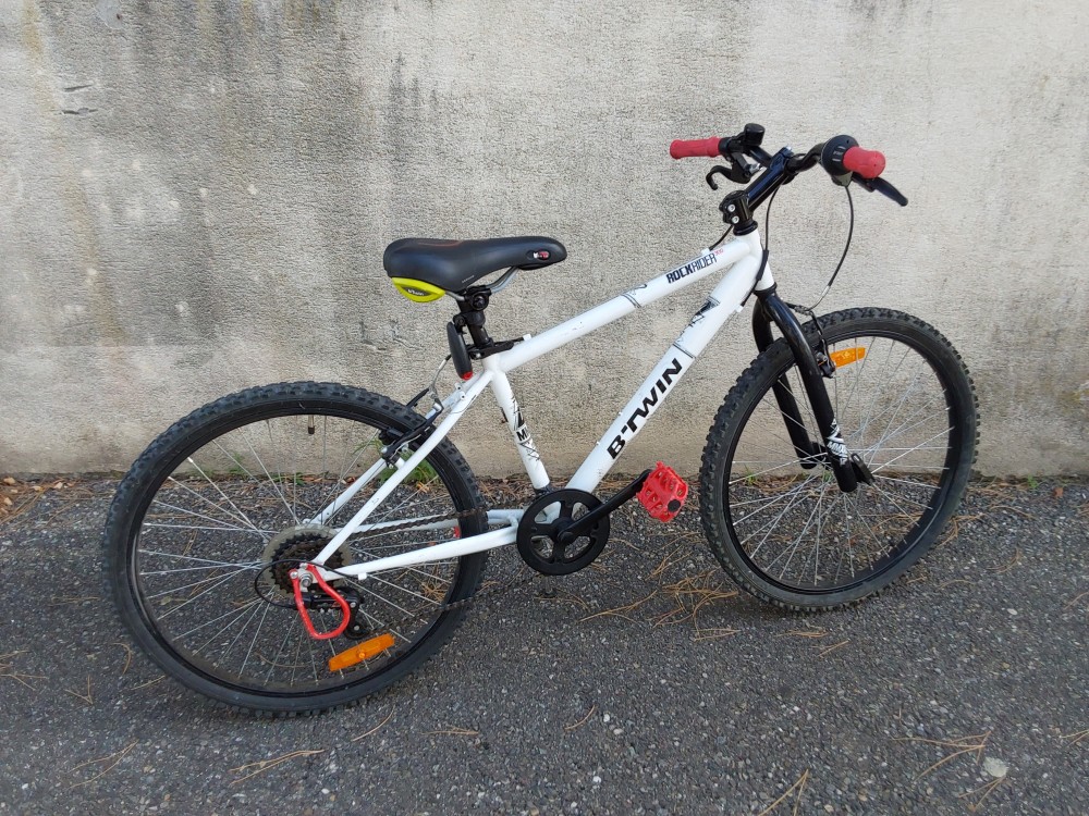 Vtt Rock Rider 300 Blanc 24P