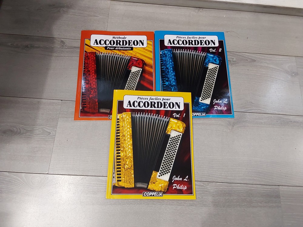 LIVRE PARTITIONS ACCORDEON A L’UNITÉ 