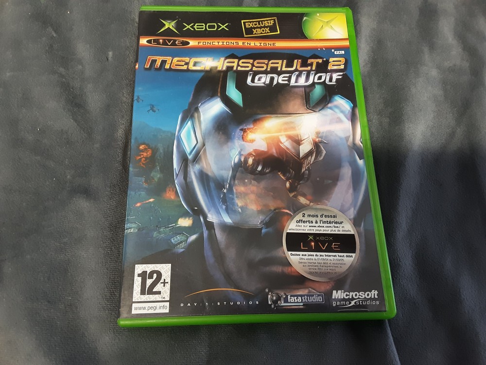 JEU XBOX "MECHASSAULT 2"