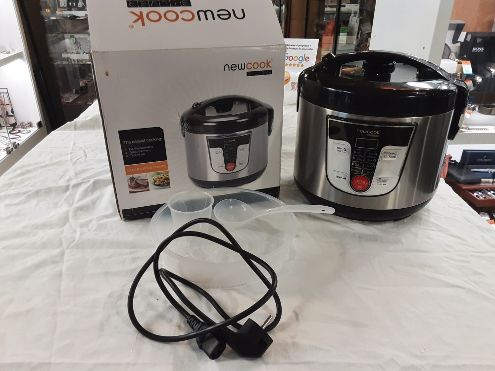 MULTICUISEUR NEWCOOK SILVER JAMAIS SERVI DANS SON CARTON