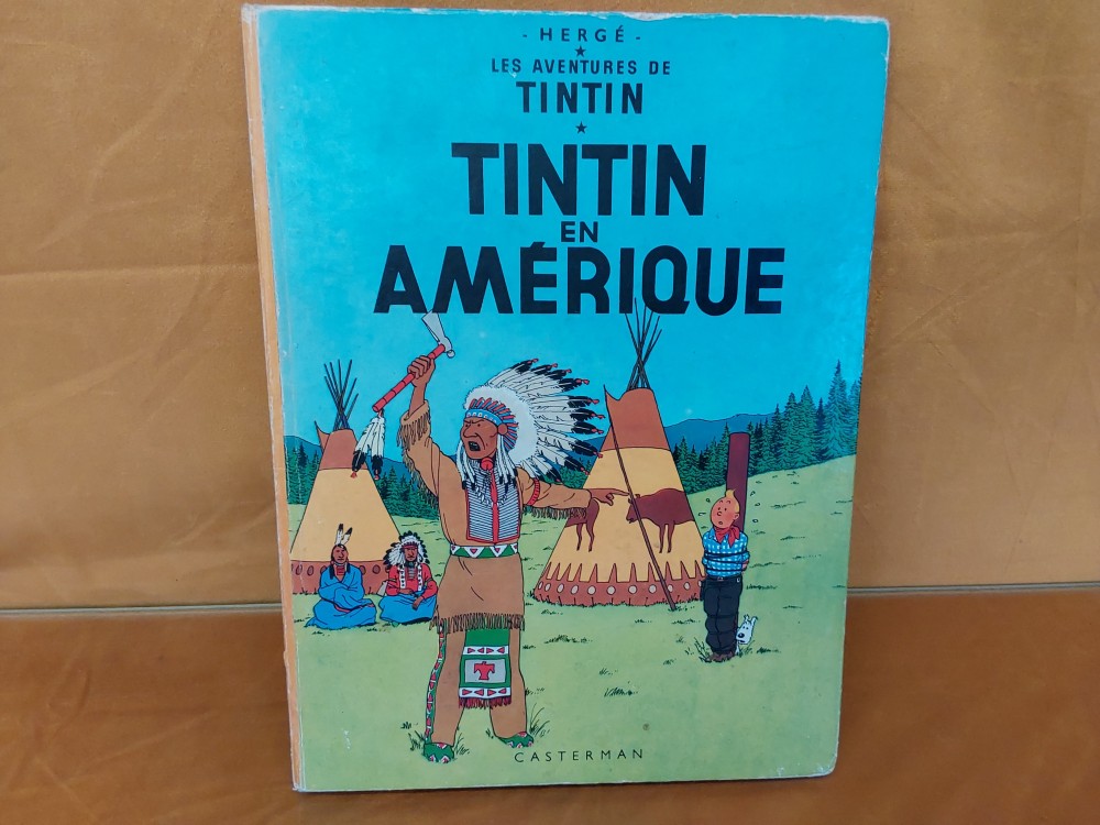 BD "TINTIN EN AMÉRIQUE"