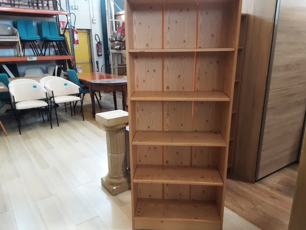BIBLIOTHEQUE OUVERTE BOIS CLAIR