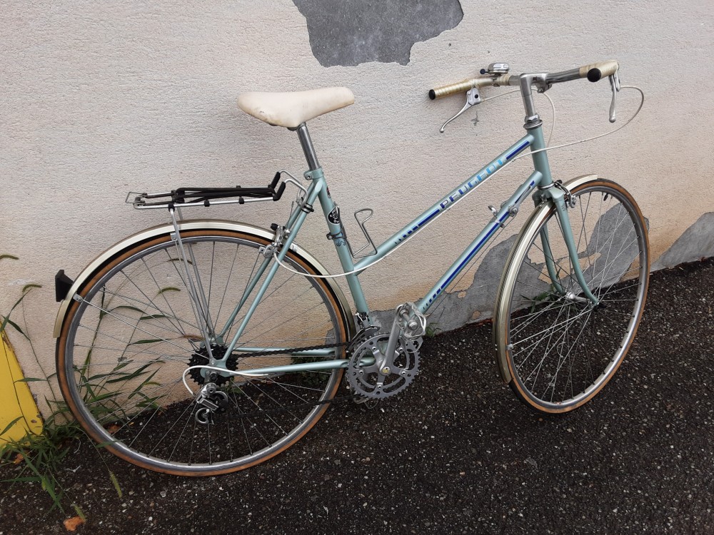 Velo De Route Peugeot Bleu Clair