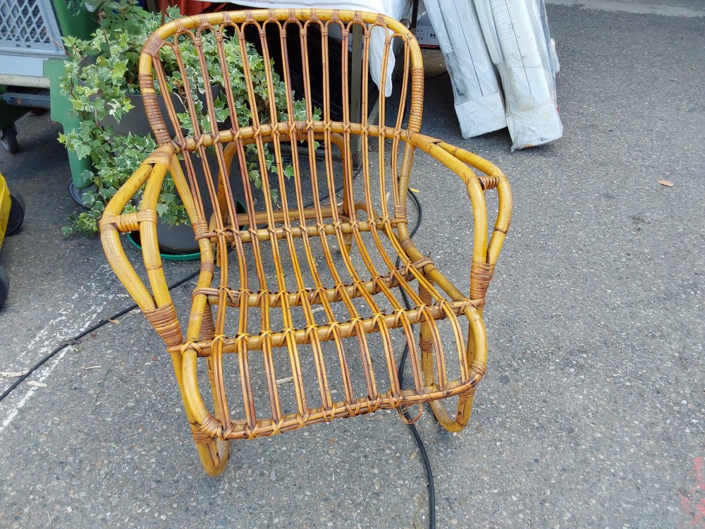 FAUTEUIL ROTIN 