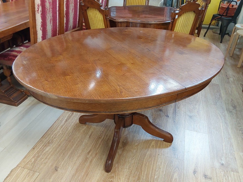 Table Ovale En Bois Sans Allonges