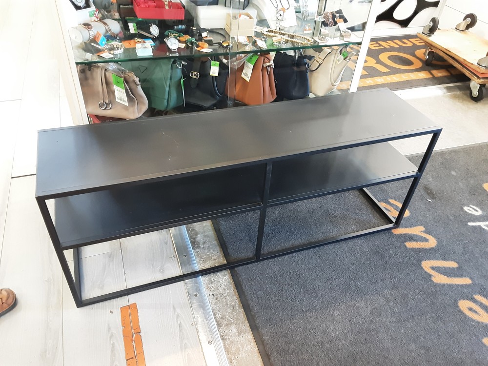 Meuble Bas Metal Noir