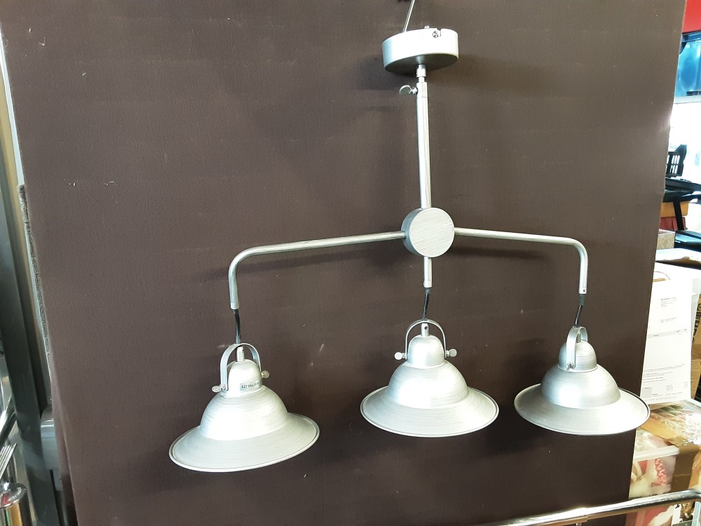 Lampe Suspension Alu 3 Branches
