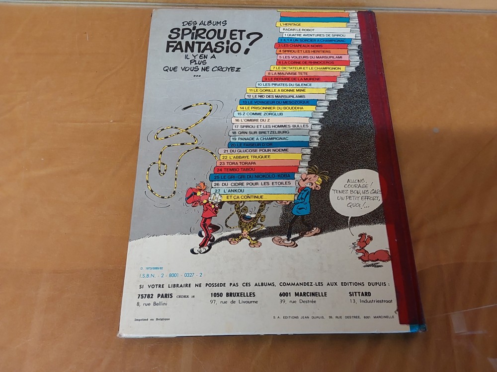 BD SPIROU ET FANTASIO TORA TORAPA