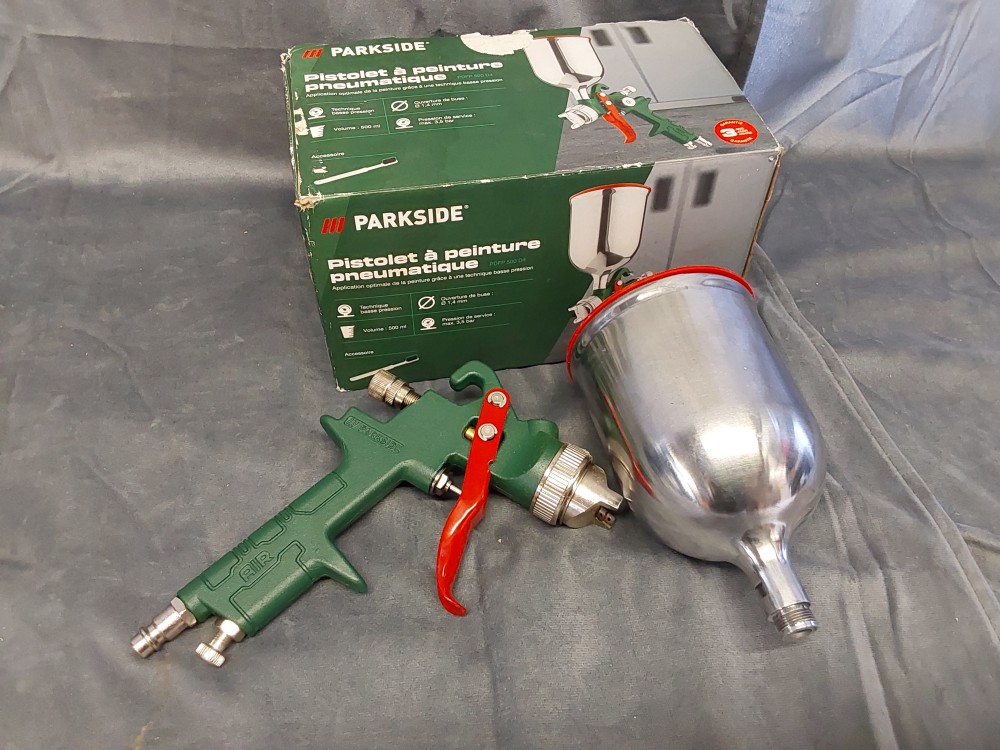 PISTOLET A PEINTURE PNEUMATIQUE PARKSIDE