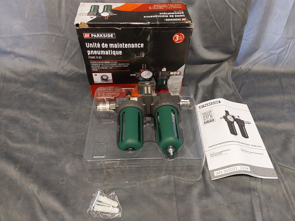 UNITE DE MAINTENANCE PNEUMATIQUE PARKSIDE