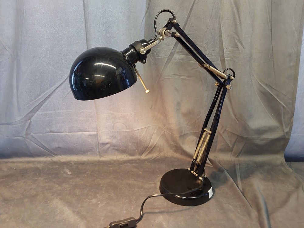 LAMPE DE BUREAU MÉTAL NOIR ARTICULÉE