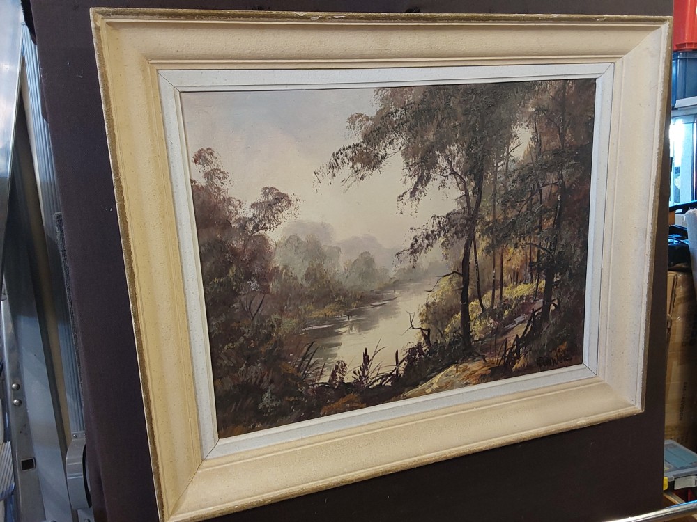 TABLEAU FORET SIGNÉ H.RIONDET