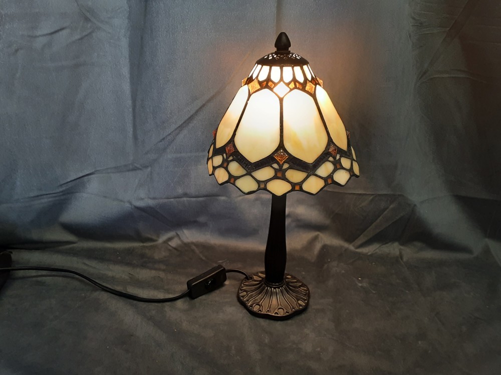 Lampe Style Tiffany Abat Jour En Pate De Verre Pm
