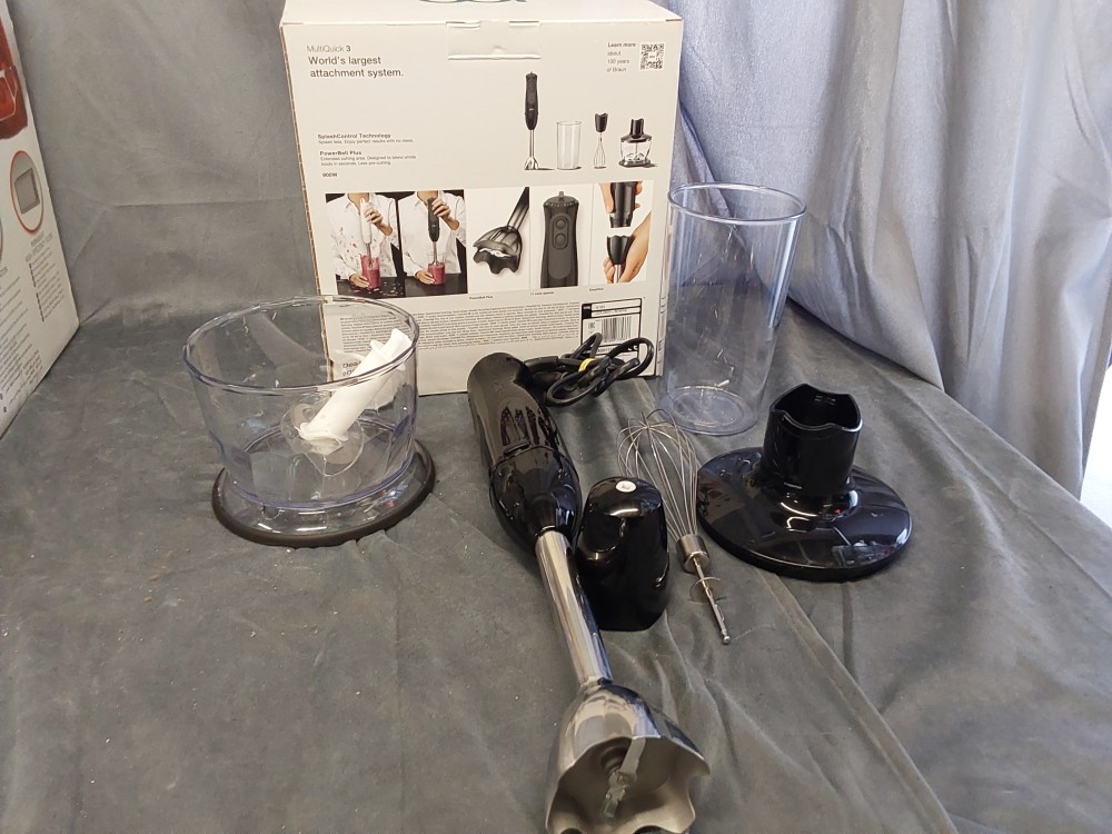 MIXER PLONGEANT BRAUN AVEC ACCESSOIRES