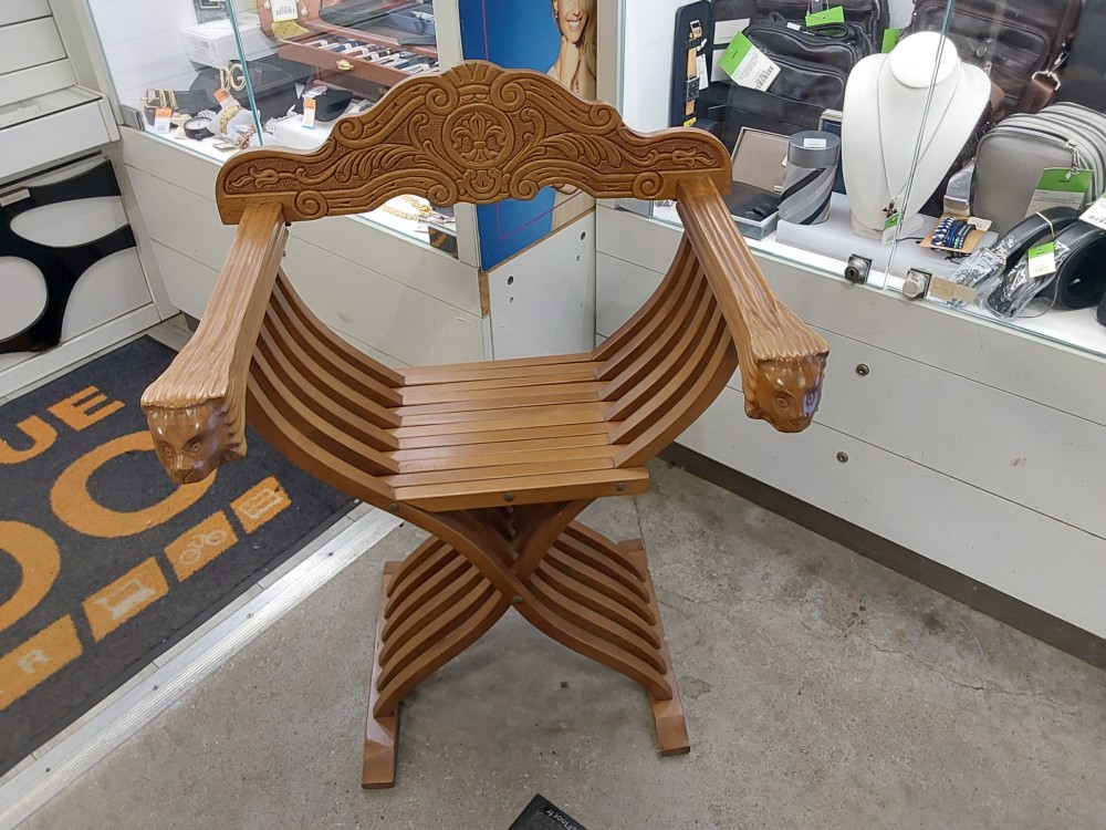 Fauteuil Style Dagobert En Bois