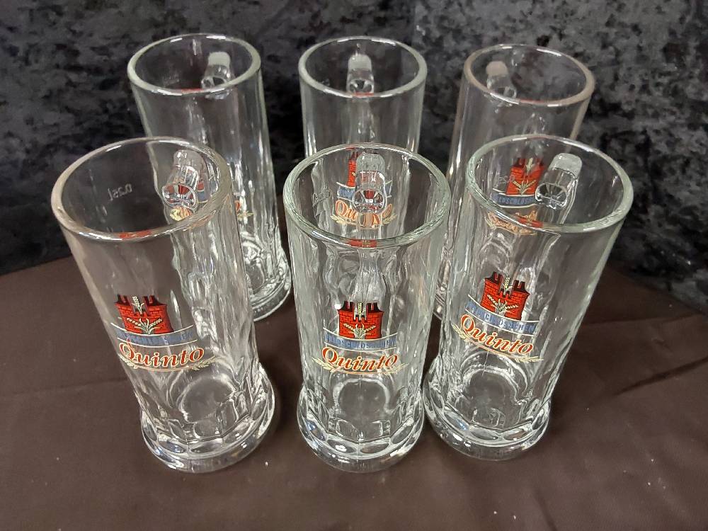 Lot De 6 Verres A Biere Quinto