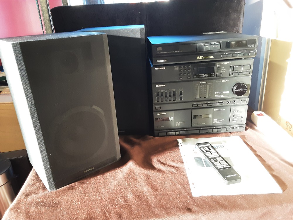 Chaine Hifi Telefunken + Haut Parleurs+ Tc