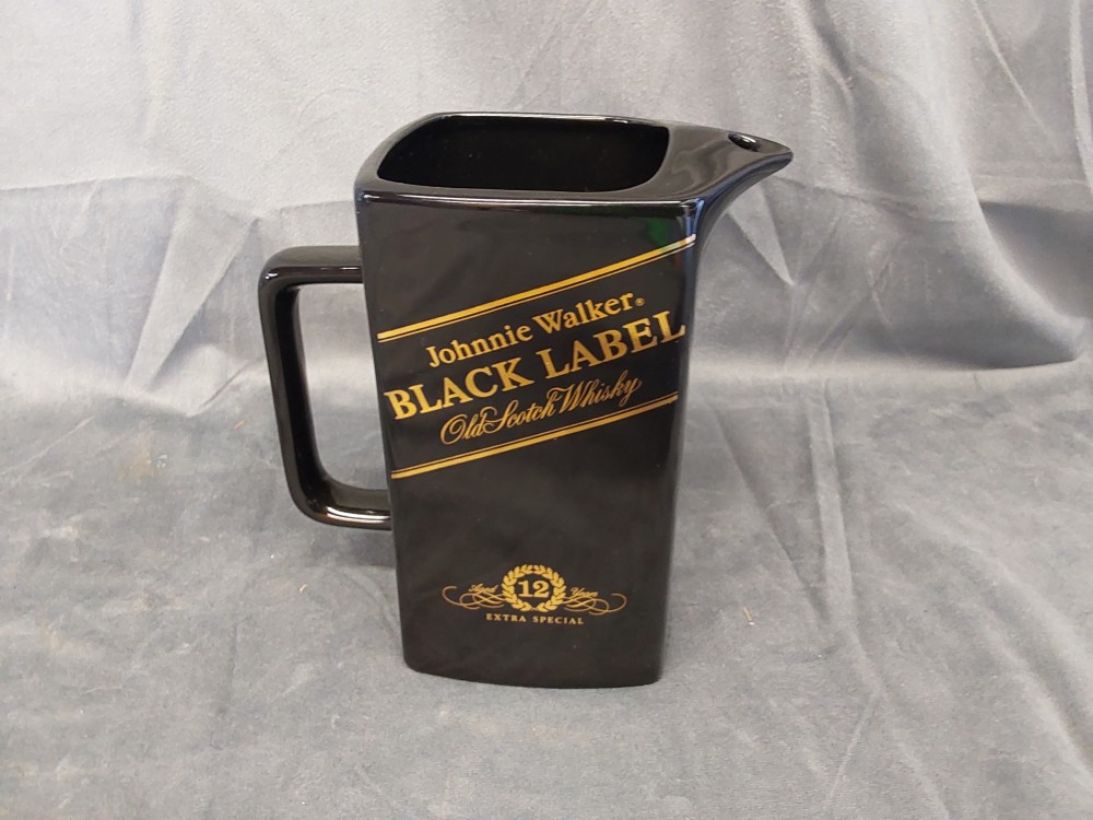 Carafe Porcelaine Noire Johnnie Walker