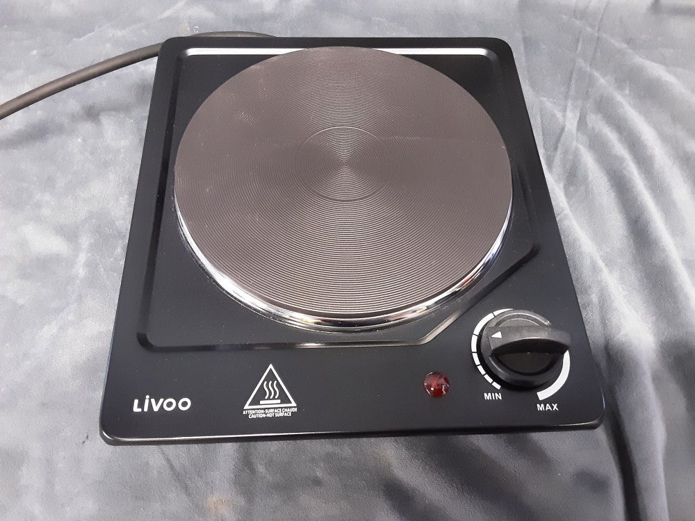 PLAQUE DE CUISSON ÉLÉCTRIQUE LIVOO 1500W 