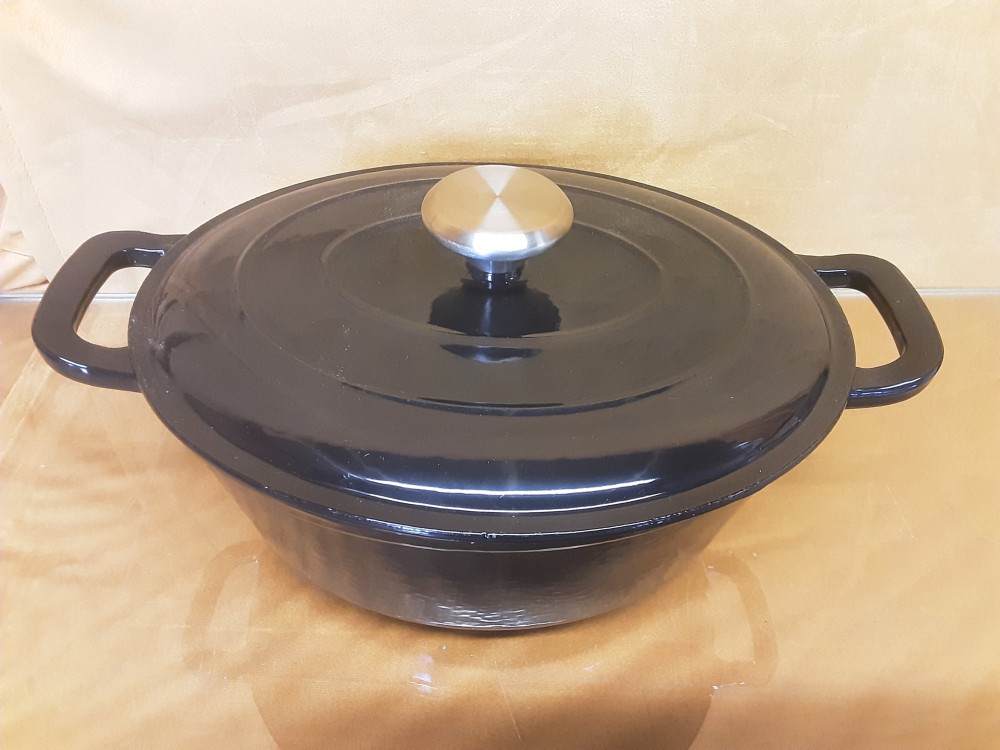 Cocotte En Fonte Noire Pm