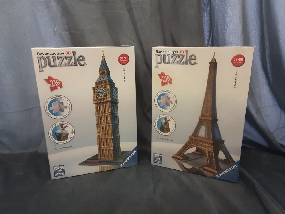 PUZZLE 3D RAVENSBURGER JAMAIS SERVI 