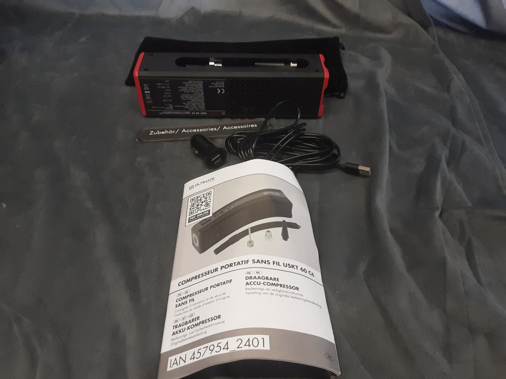 MINI COMPRESSEUR PORTATIF SANS FIL ULTIMATE SPEED