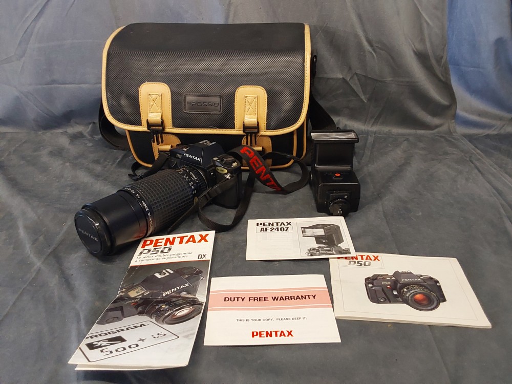 Appareil Photo Argentique Pentax P50, Objectif 70-210Mm Avec Sacoche