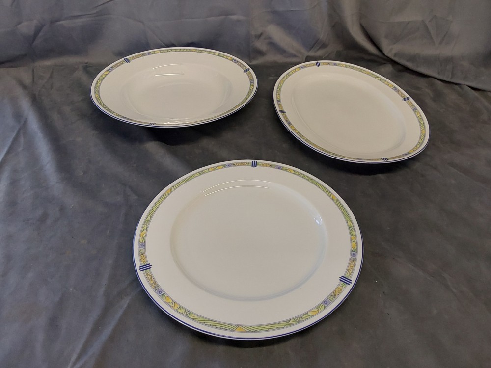 Lot De 3 Plats En Porcelaine Limoges Guy Degrenne