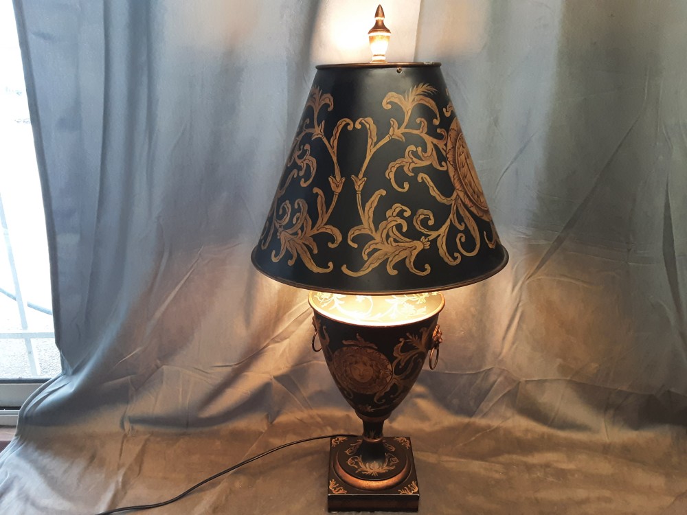 Lampe Sur Pied Style Versace H. 70Cm