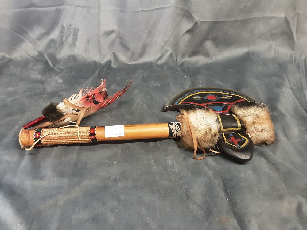 Hache Indienne Bambou Et Résine