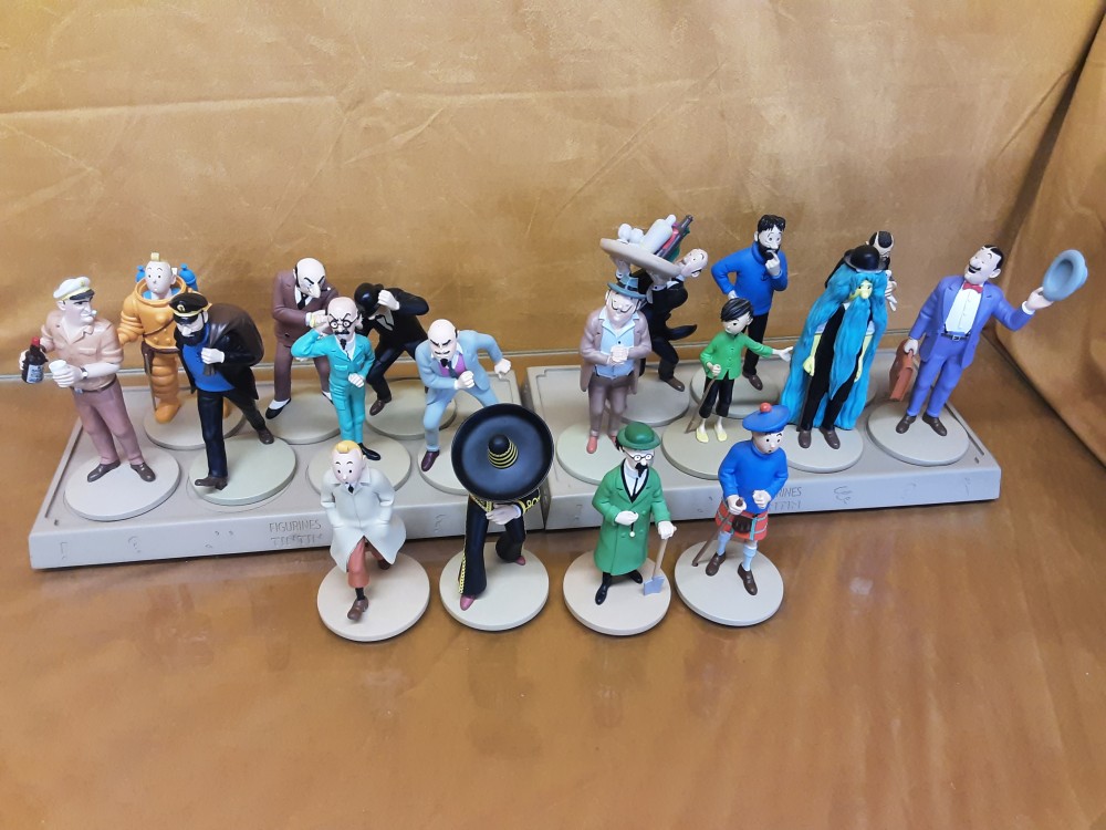Figurine Tintin En Resine