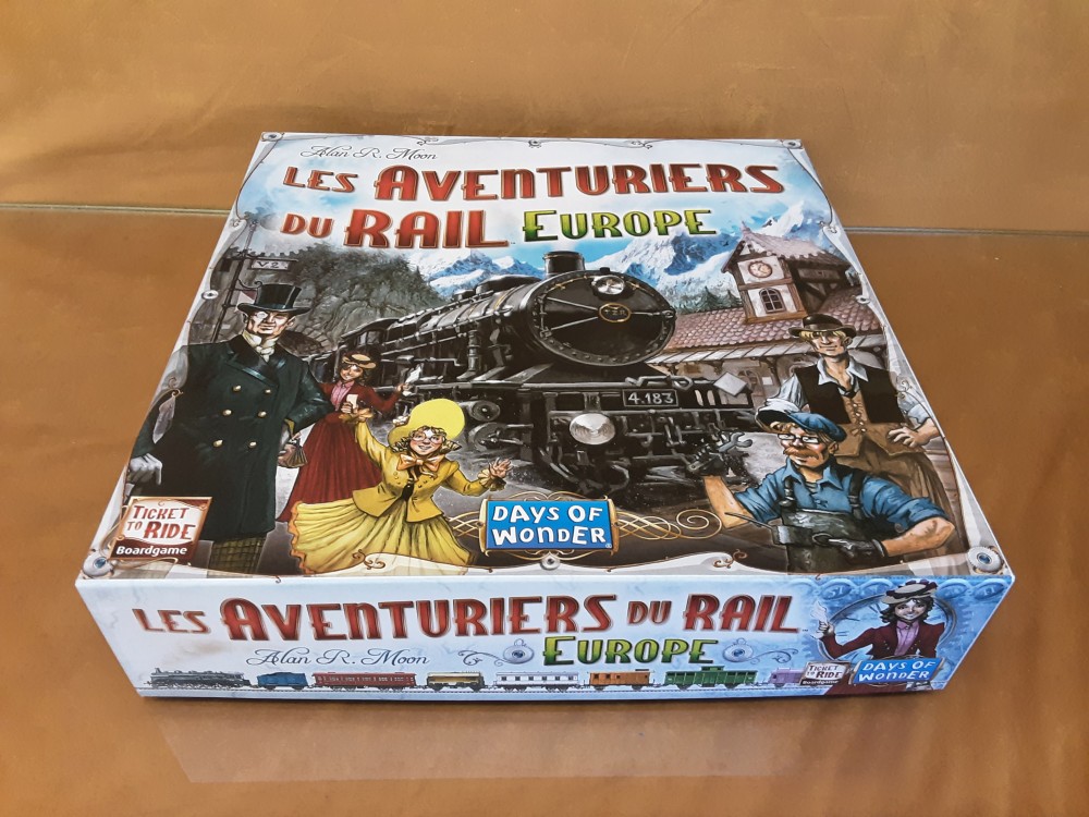 JEU DE SOCIÉTÉ LES AVENTURIERS DU RAIL EUROPE