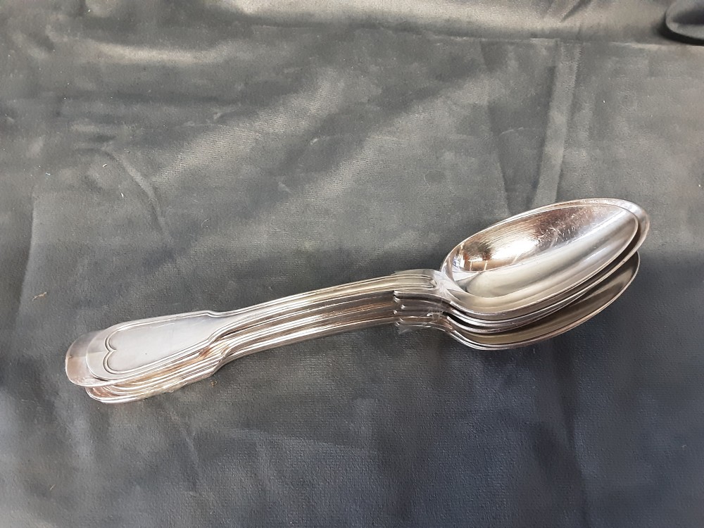 Lot De 6 Cuillères A Soupe Christofle