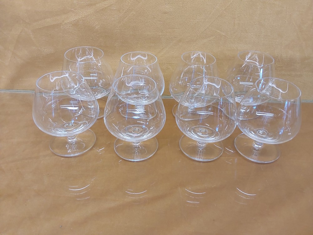 Lot Ce 8 Verres A Cognac St Louis