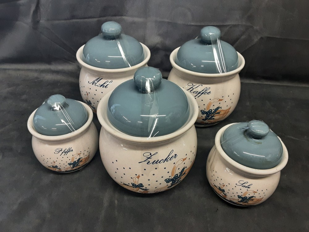 Lot De 5 Pots À Condiments