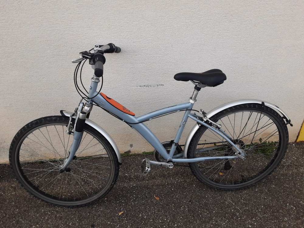 VELO B'TWIN BLEU GRIS 26P