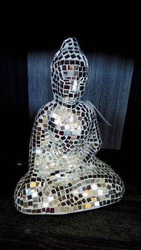 LAMPE BOUDDHA MOSAIQUE 