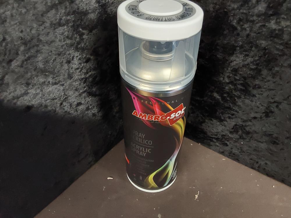 SPRAY 400ML BLANC SATIN RAL 9010  (94601 - 3662173946010)