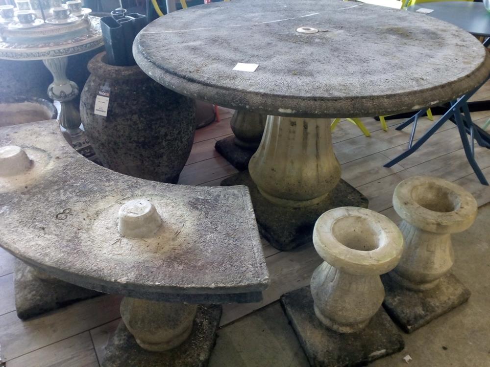 table de jardin en pierre occasion table de jardin en pierre occasion