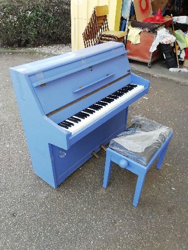 PIANO PIANORGUE BLEU + TABOURET 
