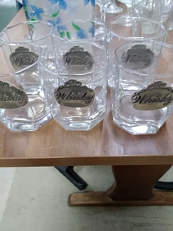 LOT DE 6 VERRES WHISKY 