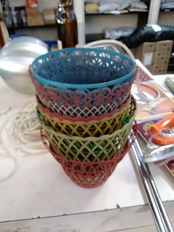 LOT DE CACHE POT PVC 