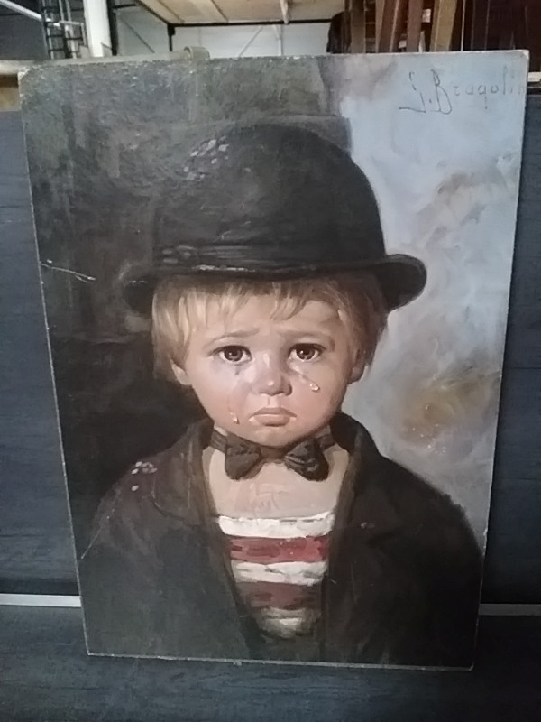 TABLEAU ENFANT PLEURE 